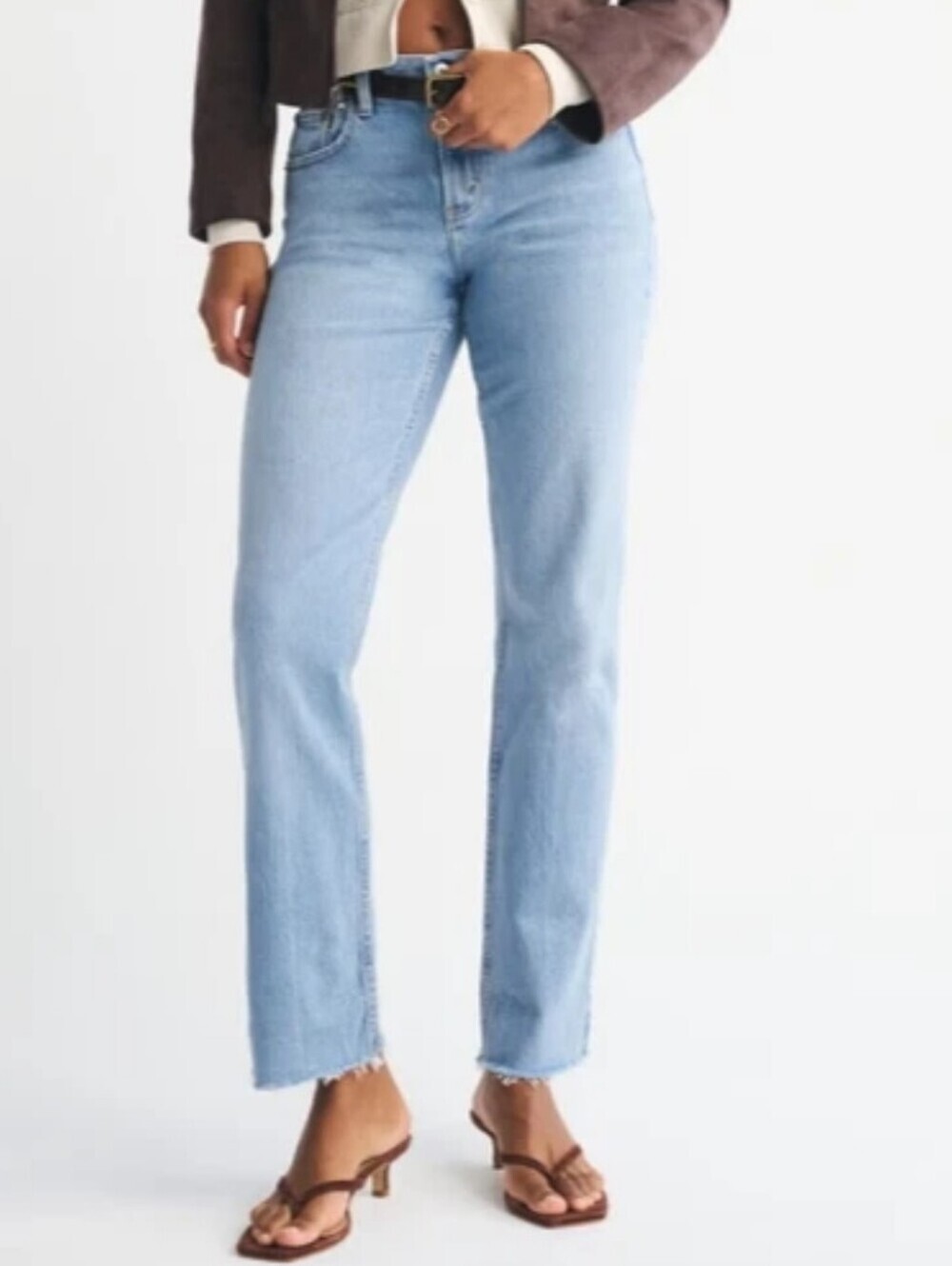 Abercrombie‎ & Fitch 90's Straight Mid Rise Jeans